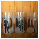 3 Burger King / Star Trek Drinking Glasses