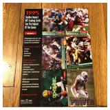 1995 Skybox Impact Uncut Promo NFL Trading Cards