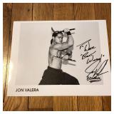 Autographed Jon Valera Promo Publicity Photo