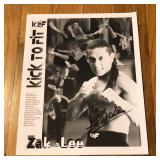 Autographed Zak Lee K2F Promo Publicity Photo