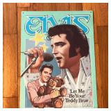 1995 Elvis Let Me Be Your Teddy Bear Metal Sign