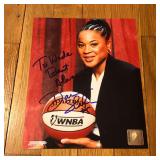 Autographed WNBA Dawn Staley #5 Publicity Photo