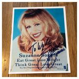 Autographed Suzanne Somers Promo Photo