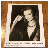 Autographed Penthouse Pet Tiffany Burlingame Photo