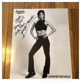 Autographed Jennifer Michelle Publicity Photo