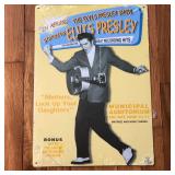 1998 Sealed Elvis Presley Show Metal Poster Sign