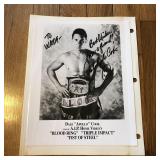 Autographed Dale 'Apollo' Cook Publicity Photo