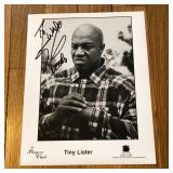 Autographed Tiny Lister Promo Publicity Photo