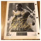 Autographed Billy Blanks Promo Publicity Photo