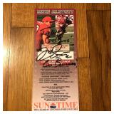 Autographed Mike Alstott Promo Publicity Card