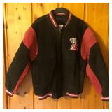 Alabama Crimson Tide Football Suede Leather Jacket