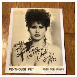 Autographed Penthouse Pet Andi Sue Irwin Photo