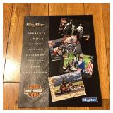 1994 Skybox Harley Davidson Trading Card Promo Ad