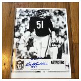 Autographed Dick Butkus NFL Publicity Photo