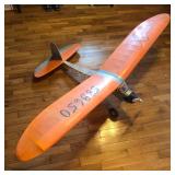 Large Vintage Balsa Wood Remote Control Airplane