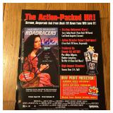 Autographed Salma Hayek Roadracers Promo Ad