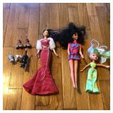 Lot of Mixed Barbie Doll Toys