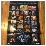 1994 Star Trek Edition Trading Card Promo Poster