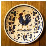 Handpainted Italian Rooster Plate