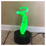 Funky Neon Green Lamp - Works