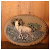 1988 Avon Ram Art Plaque