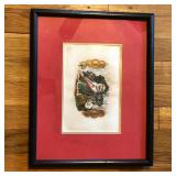 Framed Cigar Box Label