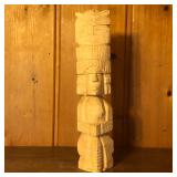 Carved Wood Totem Pole