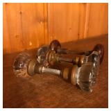 3 Antique Salvage Doorknobs - Restoration Hardware