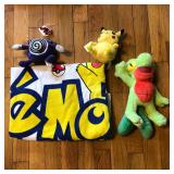 Mixed Lot of Pokemon Toys & Towel