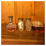 Lot of 4 Perfume Bottles