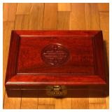 Chinese Hardwood Jewelry Box