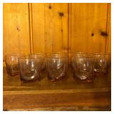 8 Libbey Imperial Plum Old Fashion Glasses