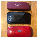 Lot with Ray Ban Sunglasses - Cases Only