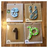 Lot of 4 KidKraft Wooden Letters