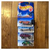 Complete Set of 4 Hot Wheels Biff Bam Boom Series