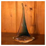 Murano Glass Sailboat Sculpture