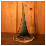 Murano Glass Sailboat Sculpture