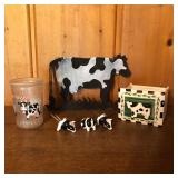 Lot of Cow Themed Items