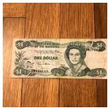 2002 Bahamas 1 Dollar Banknote - Elizabeth II
