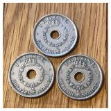 1925 & 1949 Norway 1 Krone Coins
