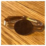 1983 Lincoln Head Penny Coin Scarf Clip