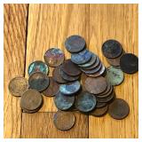 Date Unknown Lincoln Head Wheat Penny Coins