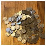 (149) 1940's Jefferson Nickel Coins