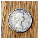 1962 Silver Canada 10 Cent Coin