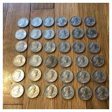 (36) 1979 Susan B Anthony $1 Coins - Narrow Rim