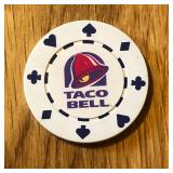 Taco Bell Casino Chip Style Token