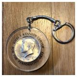 1973 Kennedy Half Dollar Coin Keychain