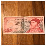 1976 Mexico 20 Pesos Banknote