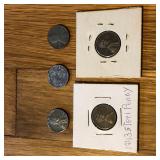 Steel Lincoln Head Wheat Penny Coins