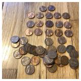 1970's Lincoln Head Penny Coins